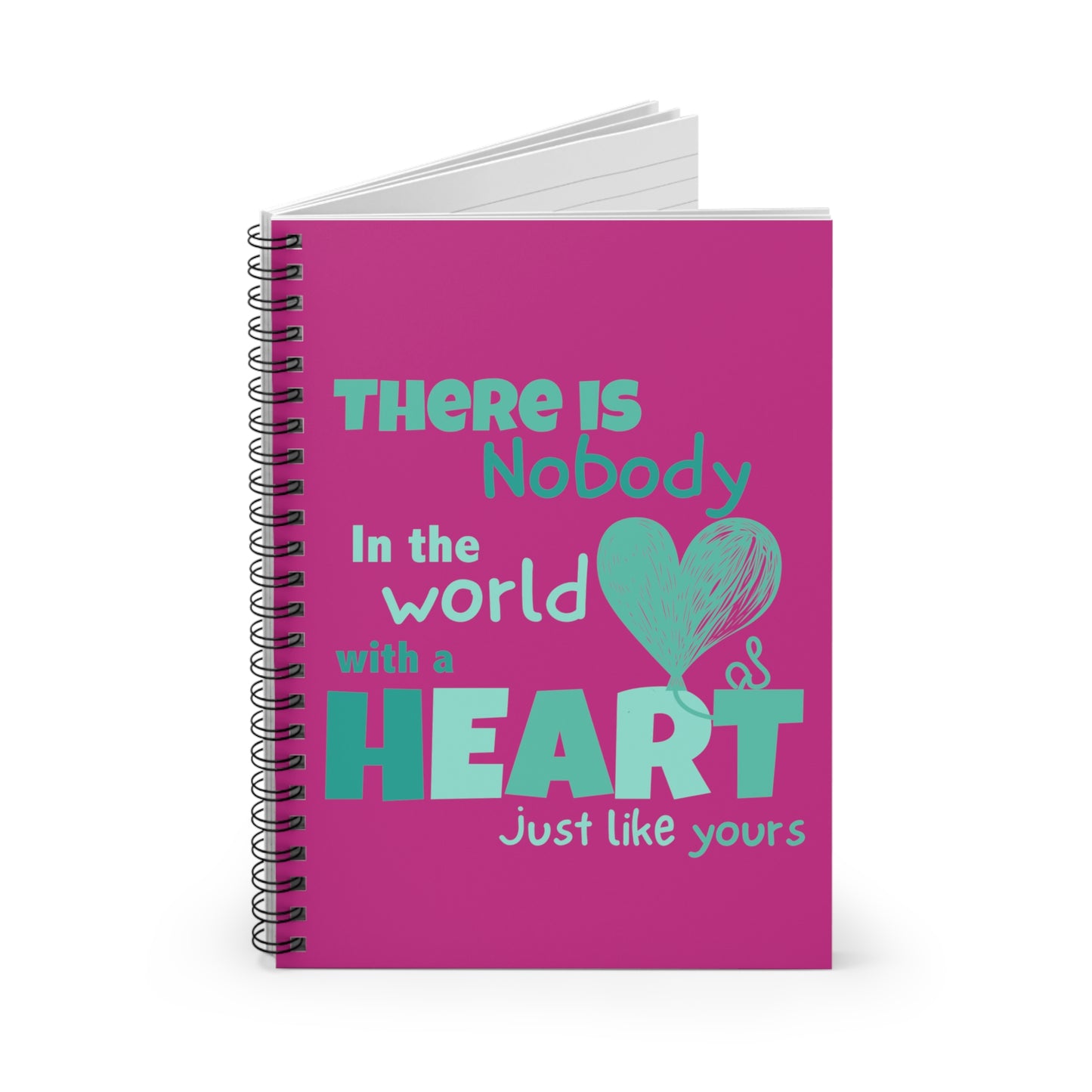 Big Heart Notebook - Ruled Line