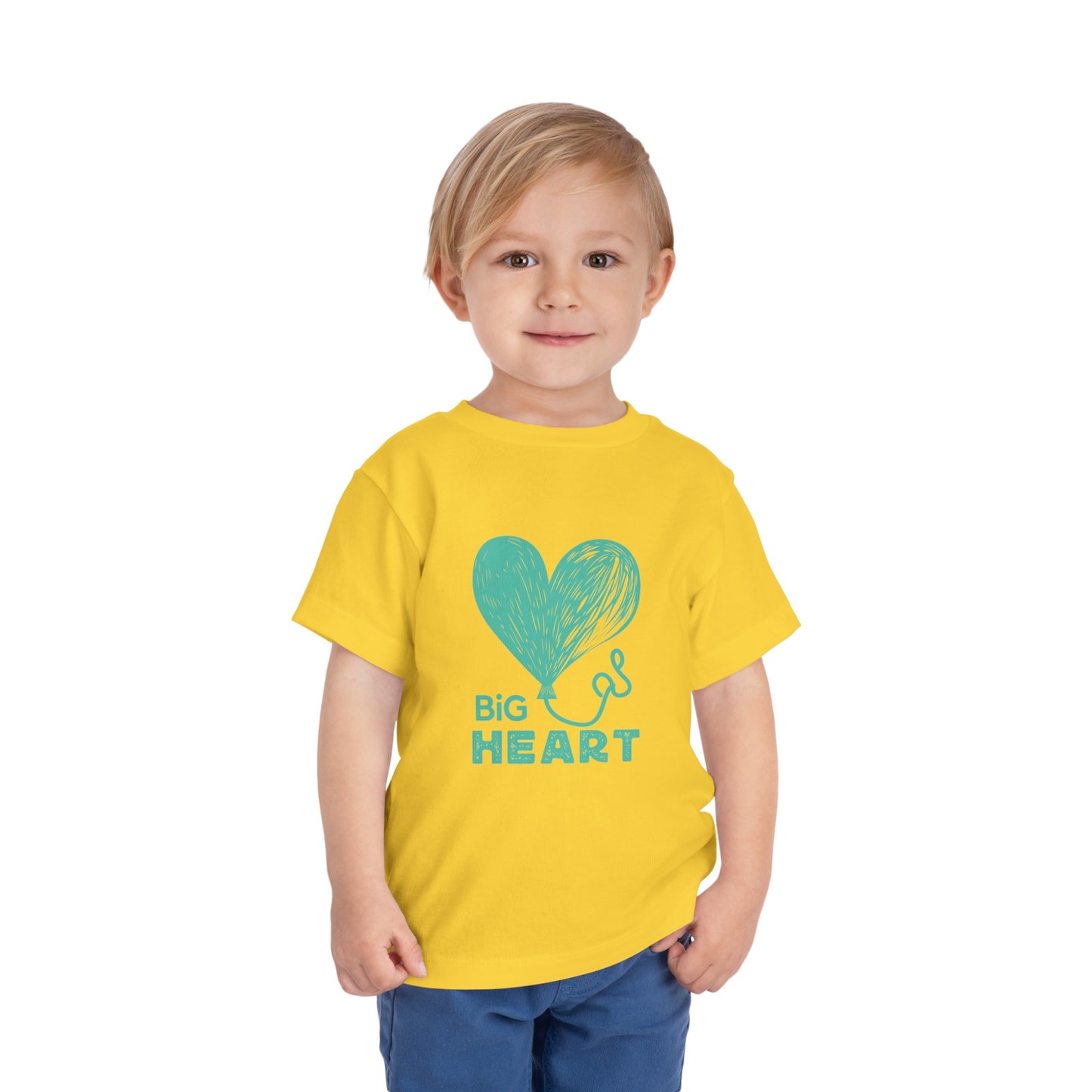 Big Heart Toddler Short Sleeve Tee