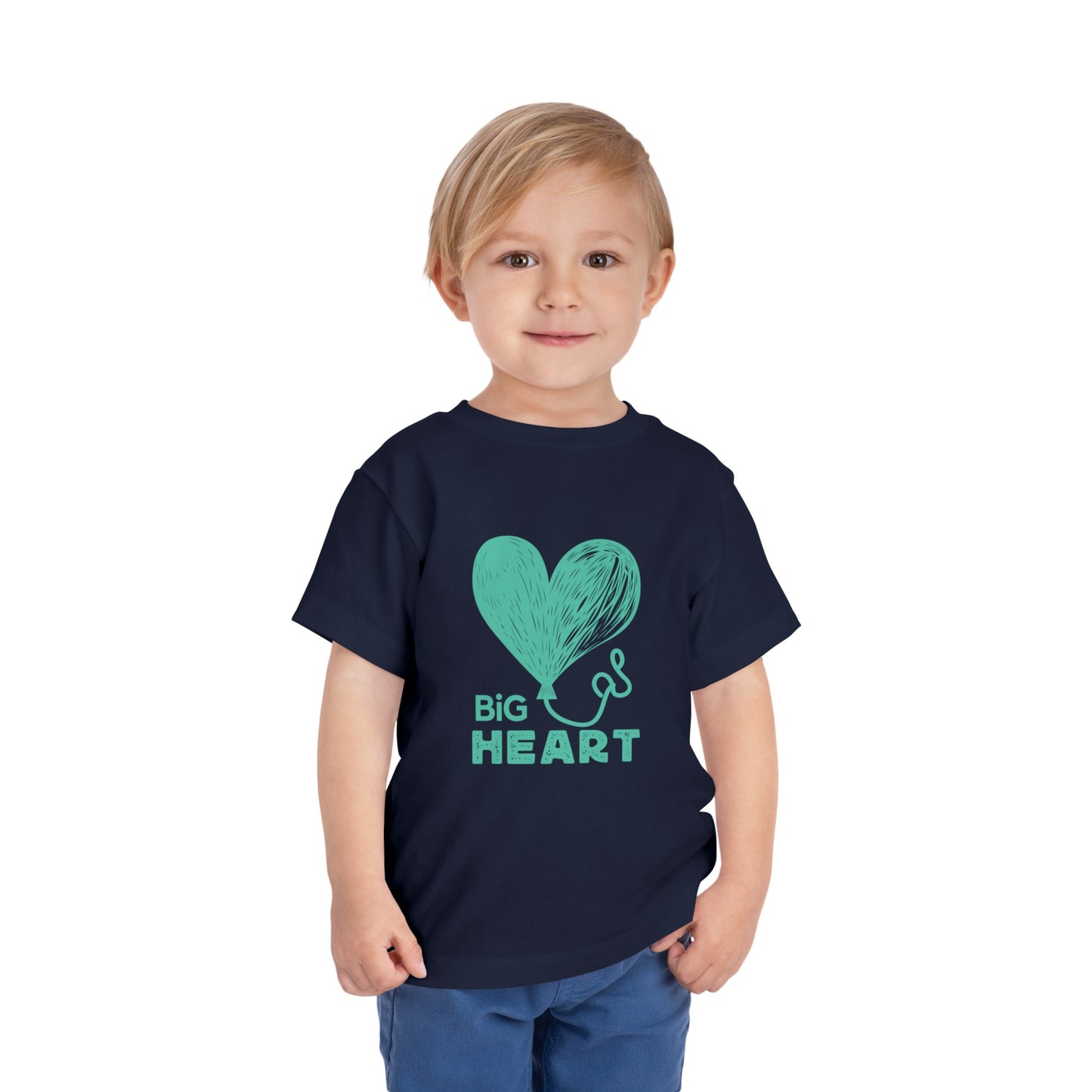 Big Heart Toddler Short Sleeve Tee