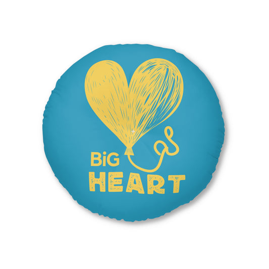 Big Heart Floor Pillow, Round