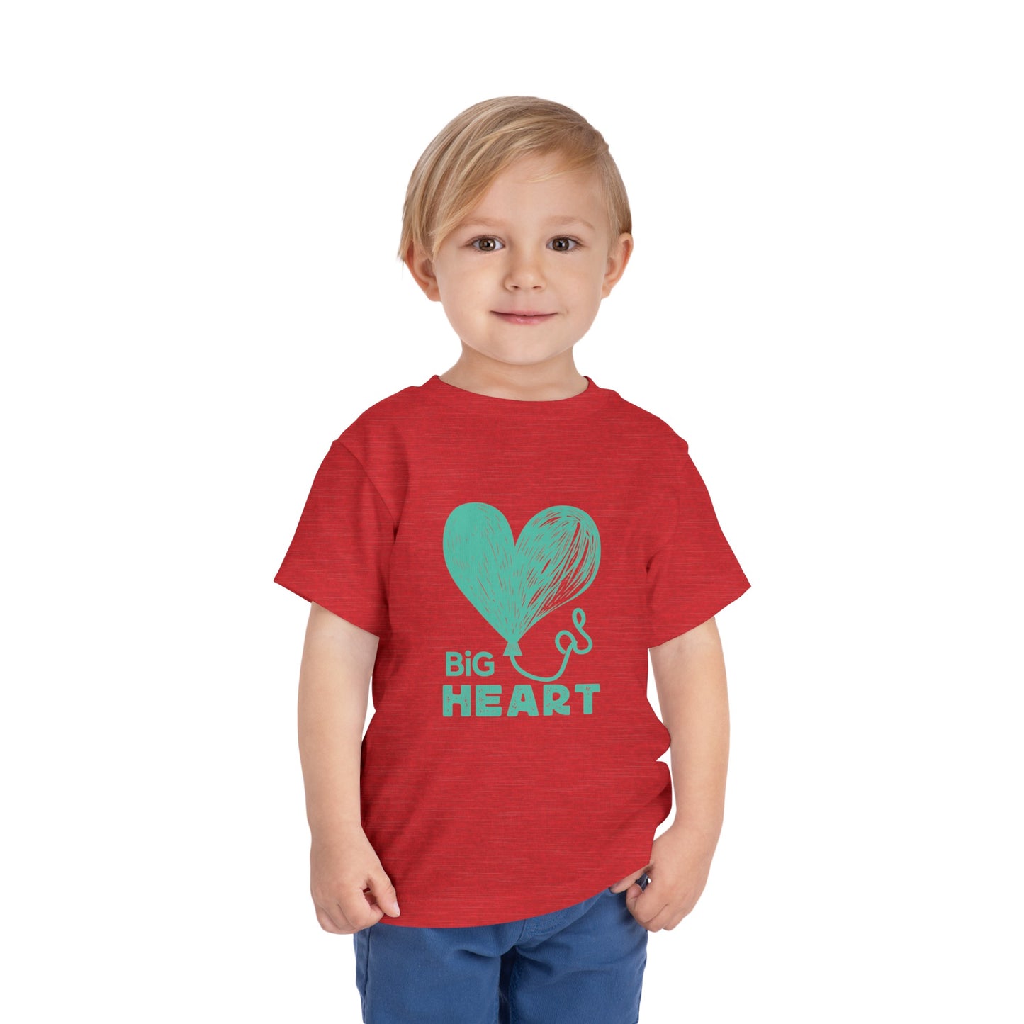 Big Heart Toddler Short Sleeve Tee